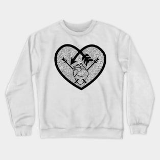 Love heart Crewneck Sweatshirt